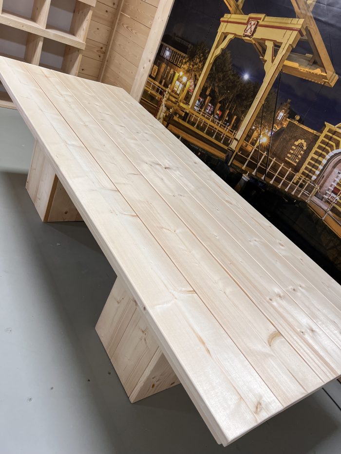 Steigerhouten Tafel Deluxe