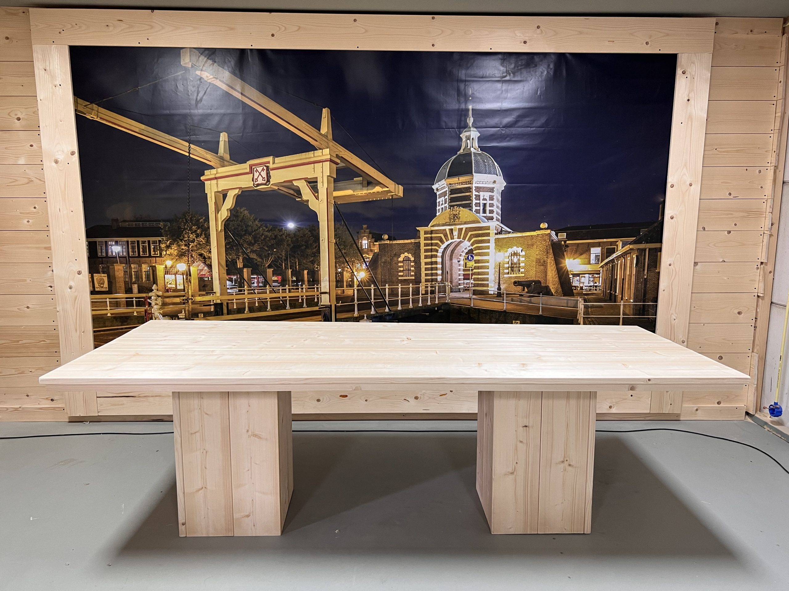 Steigerhouten Tafel Deluxe